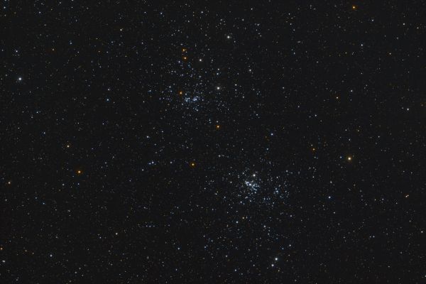 NGC 869 and NGC 884 open cluster Chi and h Persei - Astrophotography