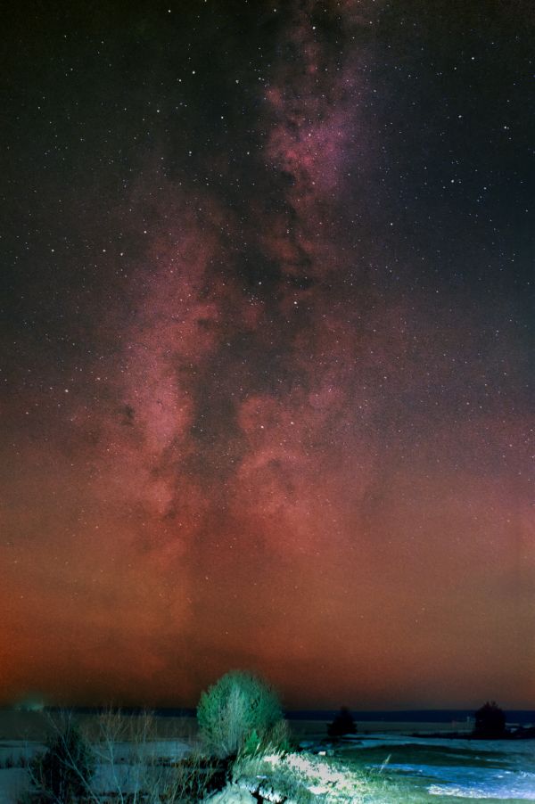 Milky Way in the village of Oryol on the bank of the Kama - Astrophotography