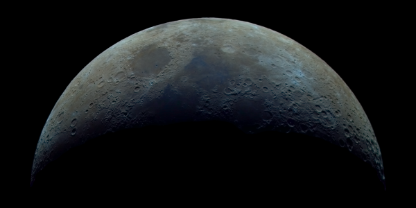 Moon at 30% phase - Astrophotography