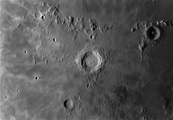 Moon - Crater Copernicus, July 25, 2019. - Astrophotography