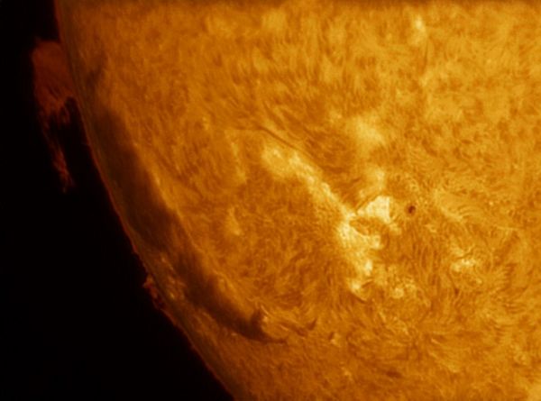 Sun in H-alpha - Astrophotography