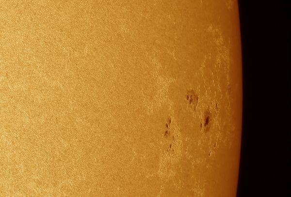 Sunspot Groups 3806 and 3808 - Astrophotography