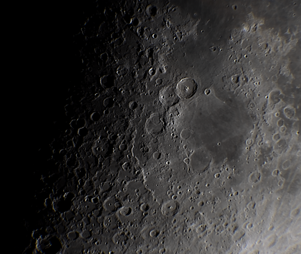 Theophilus-Cyrillus-Catharina at F=+46% from March 28, 2023 (color) - Astrophotography