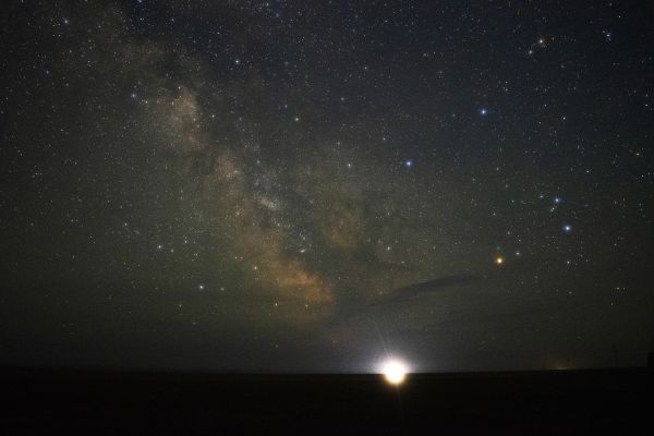 The Milky Way over the steppe - Astrophotography