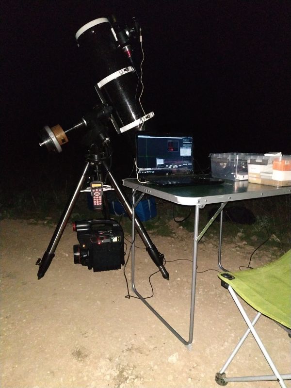 My astro setup in action - Astrophotography