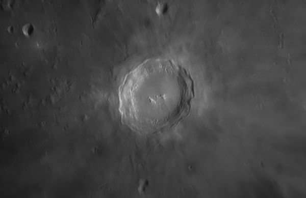 Moon, Copernicus crater on the evening of 01/10/2025 - Astrophotography