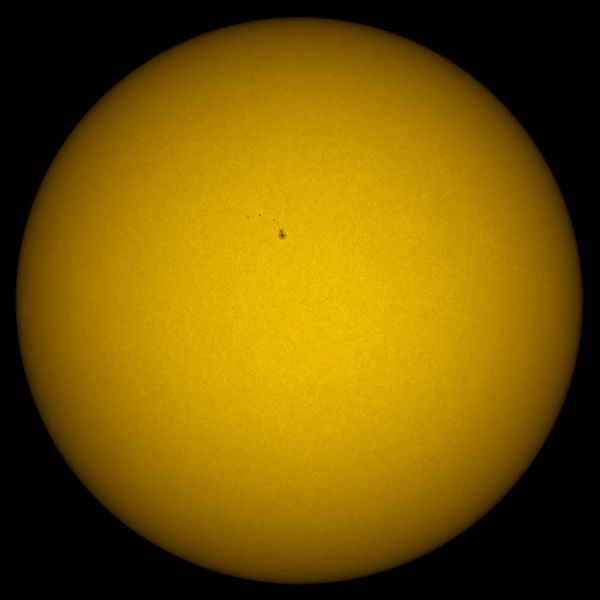 The Sun on 01.06.2021 with sunspot group No. 2827 - Astrophotography