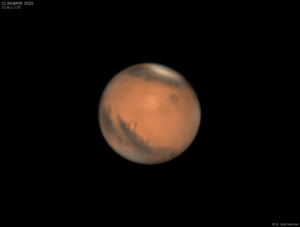 MARS. January 13, 2025. - Astrophotography
