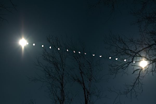 Partial solar eclipse of March 20, 2015. MULTIX - Astrophotography