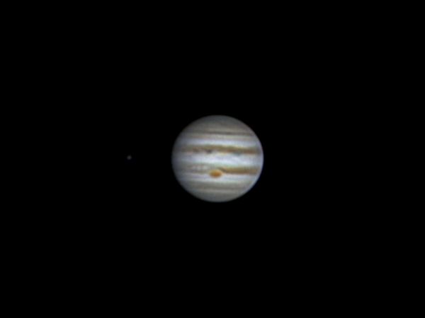 Jupiter, Europa and GRS (10 may 2015, 20:52) - Astrophotography