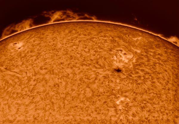 Active Region 3053, July 7, 2022 - Astrophotography