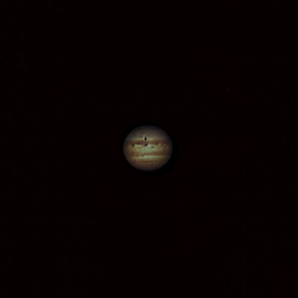 Jupiter and Ganymede 19.06.2020 color - Astrophotography