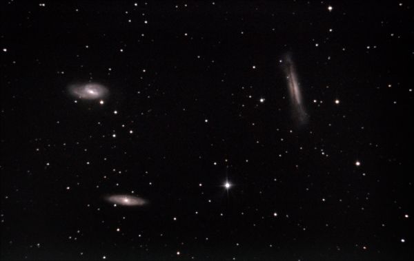 The Leo Triplet (M65, M66, NGC 3628) - Astrophotography
