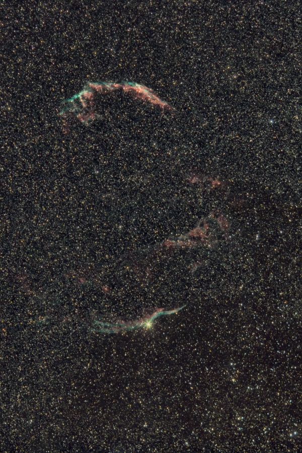 The Veil Nebula in the constellation Cygnus - Astrophotography