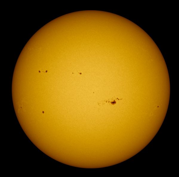 Sun on February 11 - Astrophotography