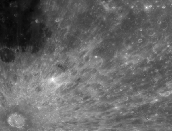 The Tycho crater ray system - Astrophotography