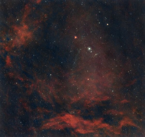 SH 2-129 The Bat Swallowed the Squid - Astrophotography