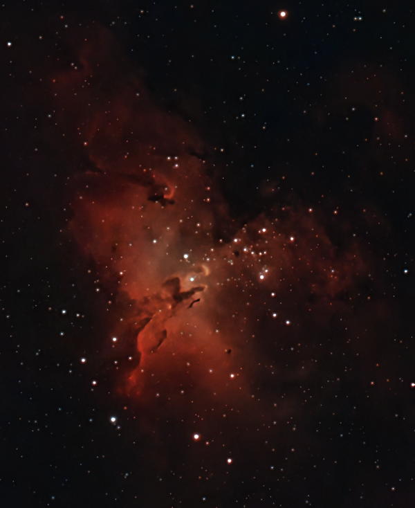 Pillars of Creation in the Eagle Nebula M 16 - Astrophotography