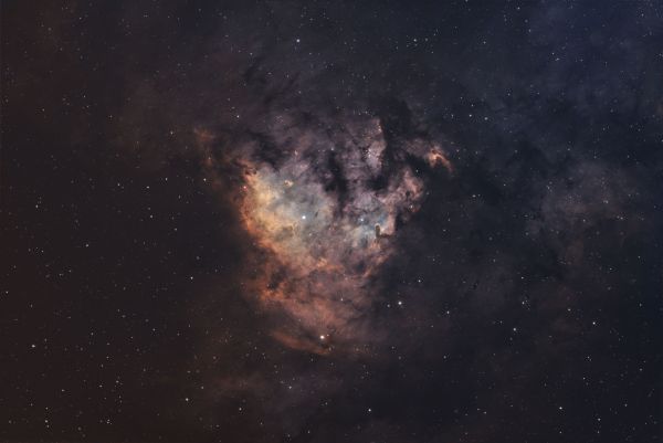 Center of the nebula NGC 7822 - Astrophotography