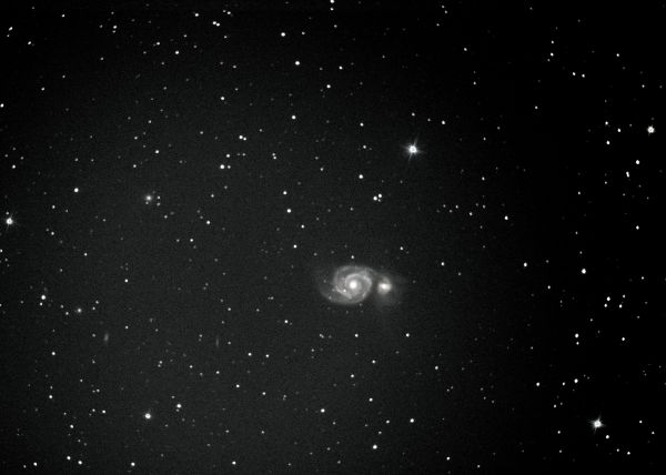 M51 (Whirlpool Galaxy) - Astrophotography