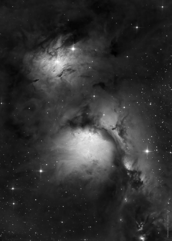 The M78 nebula complex, vdB59, vdB60, LDN1627 in Orion - Astrophotography