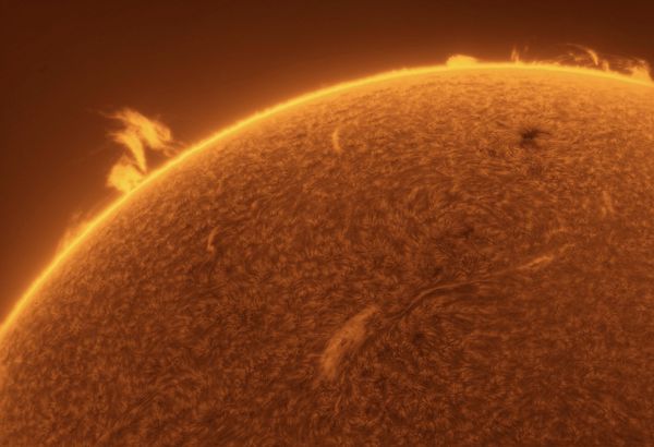 Solar Prominences 06.04.2023 - Astrophotography