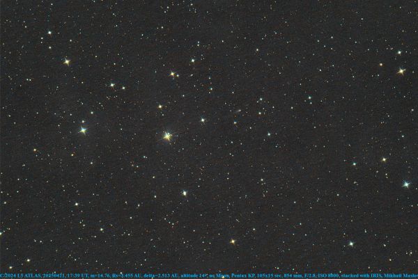 C/2024 L5 ATLAS - Astrophotography