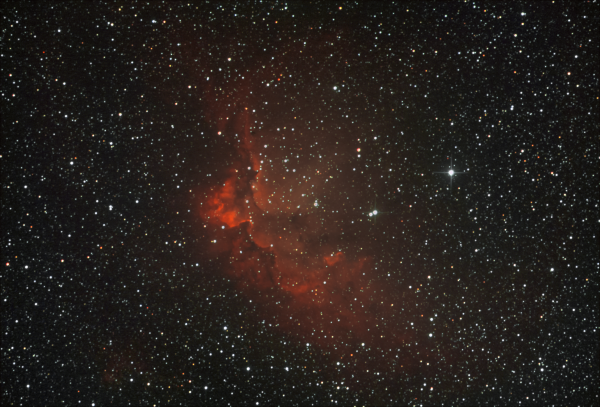 NGC7380. The Wizard Nebula. - Astrophotography