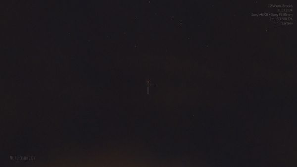 12P/Pons-Brooks (Conjunction with Hamal) - Astrophotography