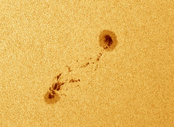 Sun. Sunspot group 3807 - Astrophotography