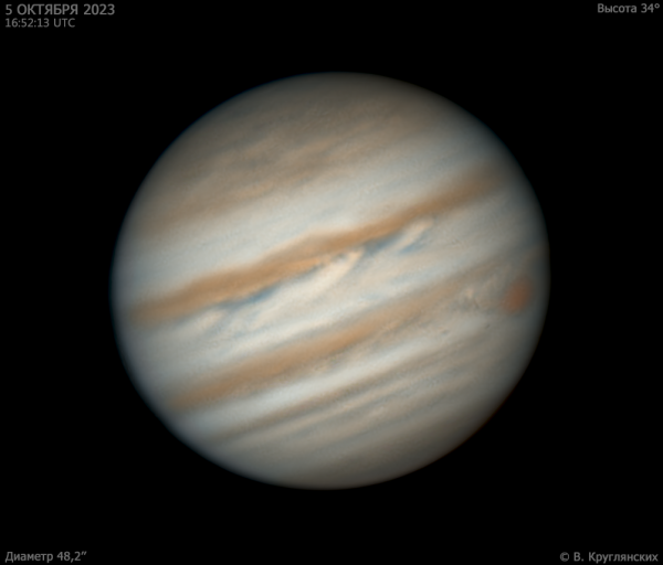 Jupiter on October 5, 2023 - Astrophotography