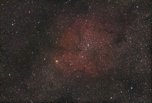 The IC 1396 Nebula and Herschel's Garnet Star (Mu Cephei) - Astrophotography