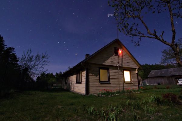 Sky in vilage - Astrophotography