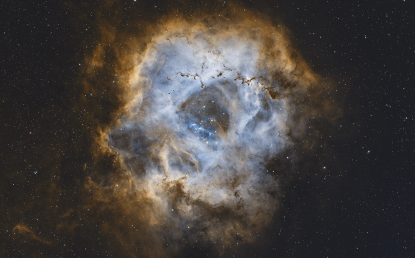 Rosette Nebula SHO - Astrophotography