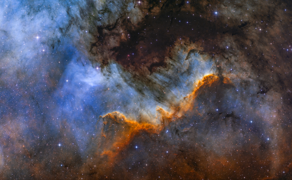 Cygnus Wall SHO - Final version - Astrophotography
