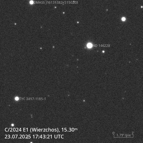 C/2024 E1 (Wierzchos) - Astrophotography