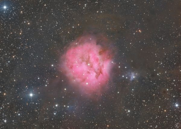 The Cocoon Nebula (Cocoon Nebula, IC5146, Caldwell 19) in (Ha+R)RGB