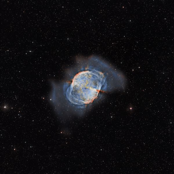 M27 (in the red-white zone) - Astrophotography