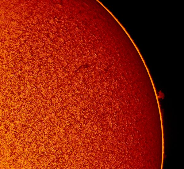 2018.05.09 Sun H-Alpha mushroom prominence - Astrophotography