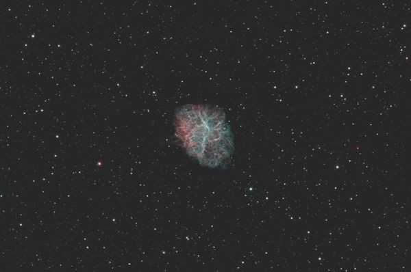 M1 Crab Nebula HOO