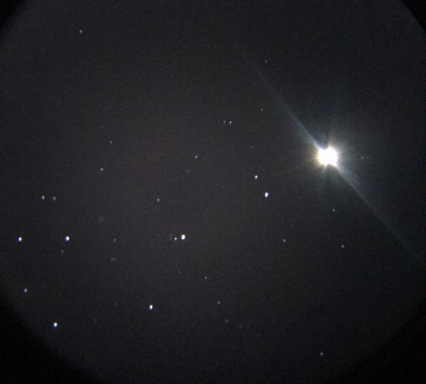 Pleiades and Venus - Astrophotography