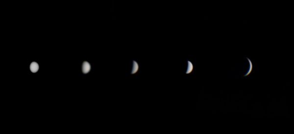 Phases of Venus from January to May 2020 - Astrophotography