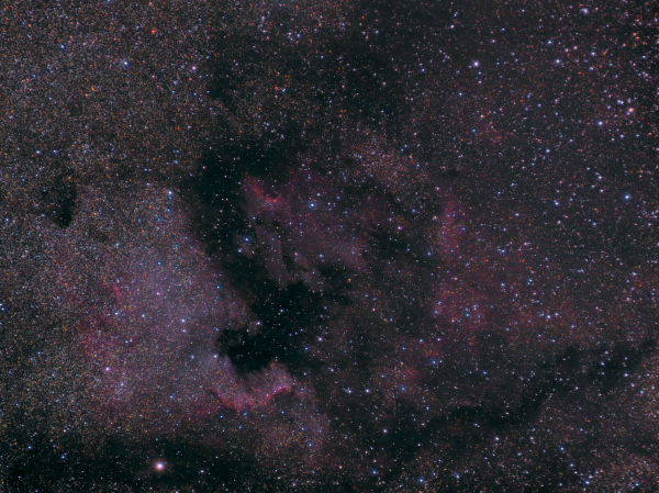 The North America Nebula and the Pelican Nebula - Astrophotography