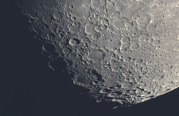 Southern Moon (Tycho) at Phase +69%, captured during AF-2024 - Astrophotography