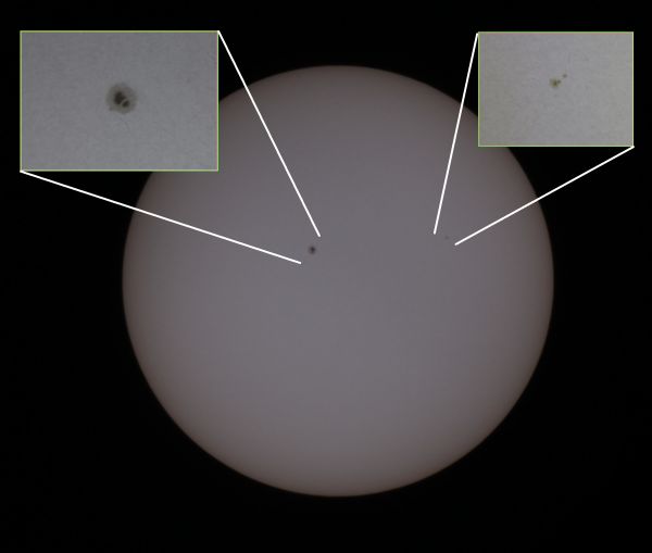 Sun spots - Astrophotography