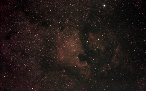 The North America and Pelican emission nebulae. July 31, 2022 - Astrophotography