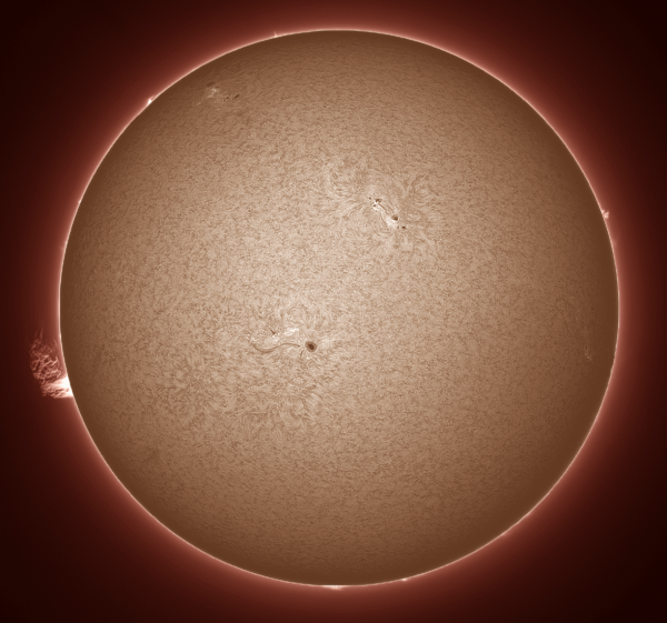Sun. Chromosphere of the disk. 05.02.2022. - Astrophotography