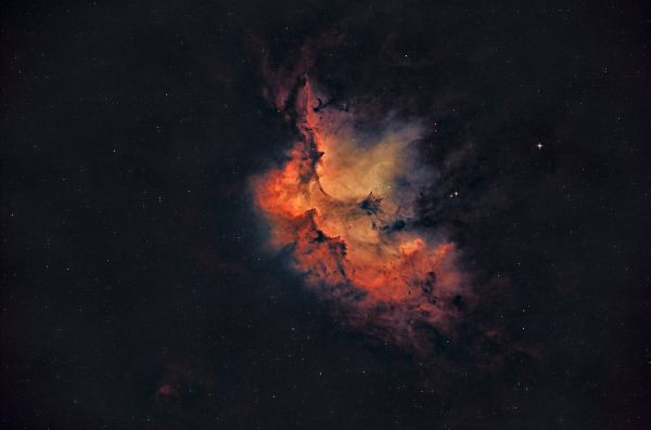 NGC7380 + SH2-142 (the Wizard Nebula) - Astrophotography