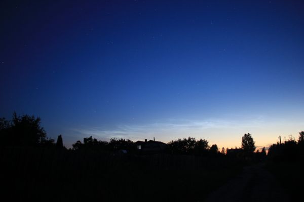 Noctilucent clouds on June 19, 2020 - Astrophotography