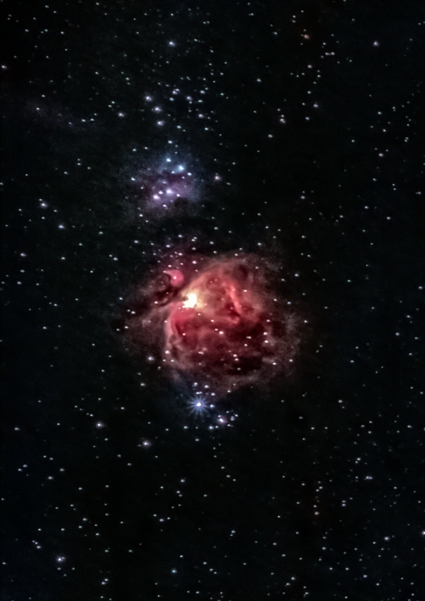 The Great Orion Nebula from January 12-13, 2024. - Astrophotography